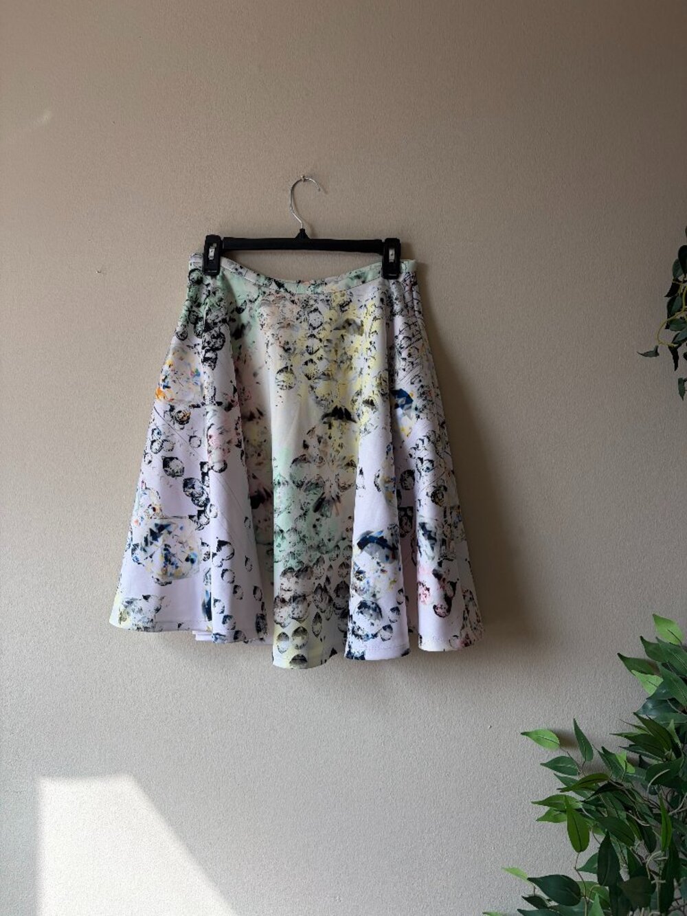 Retro feminine eclectic Ted Baker floral mini skirt